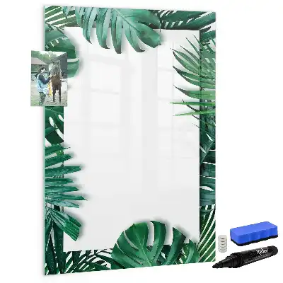Törölhető tábla monstera kerettel