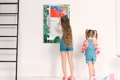 Törölhető tábla monstera kerettel