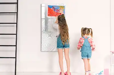 Törölhető tábla szürke vonalas mintával