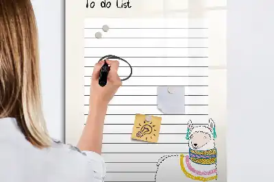 Törölhető bakancslista tábla bak változatban