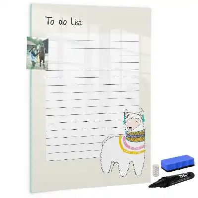 Törölhető bakancslista tábla bak változatban