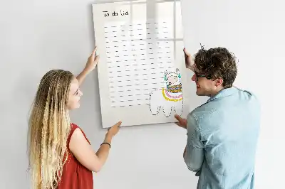 Törölhető bakancslista tábla bak változatban
