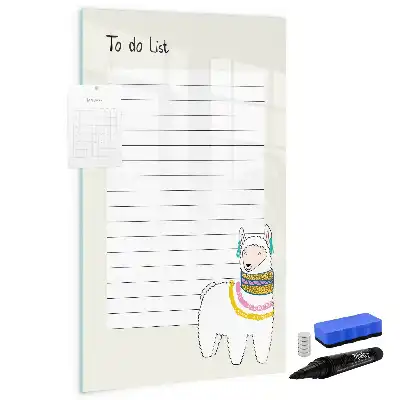 Törölhető bakancslista tábla bak változatban