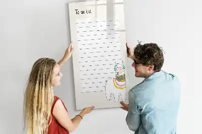Törölhető bakancslista tábla bak változatban