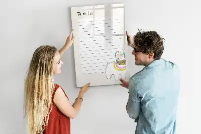 Törölhető bakancslista tábla bak változatban