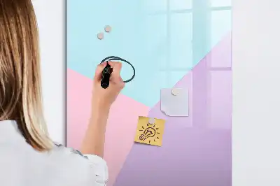 Törölhető tábla pasztell mintával