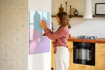 Törölhető tábla pasztell mintával