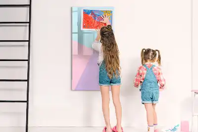 Törölhető tábla pasztell mintával