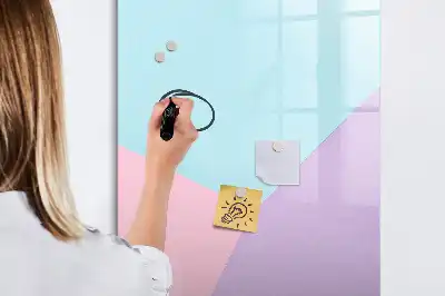 Törölhető tábla pasztell mintával