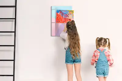 Törölhető tábla pasztell mintával