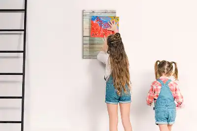 Írható mágneses tábla pasztell színű kivitelben