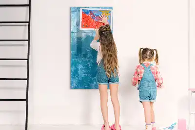Írható mágneses tábla víz, tenger és óceán mintával