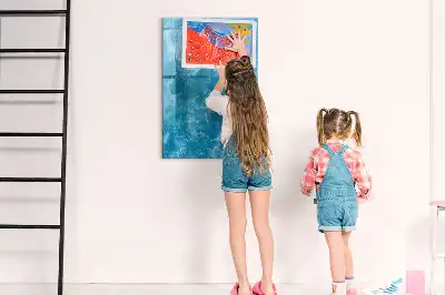 Írható mágneses tábla víz, tenger és óceán mintával