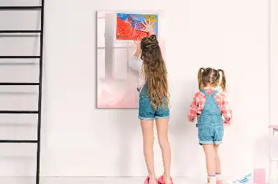 Rózsák mintás törölhető tábla rózsák mintával