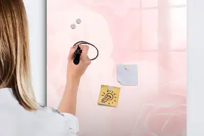 Rózsák mintás törölhető tábla rózsák mintával