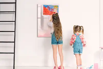 Rózsák mintás törölhető tábla rózsák mintával