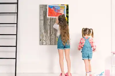 Törölhető tábla napraforgók a fán mintával