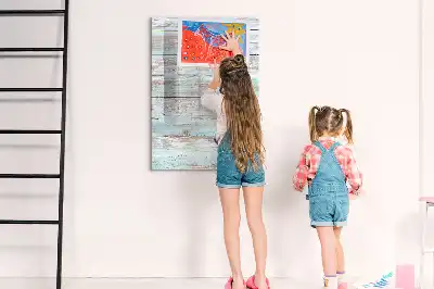 Írható mágneses tábla pasztell színű kivitelben