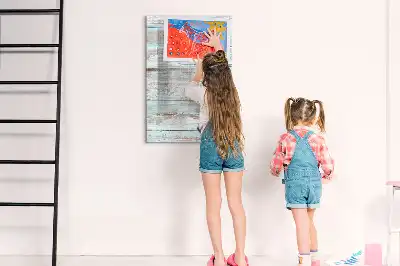 Írható mágneses tábla pasztell színű kivitelben