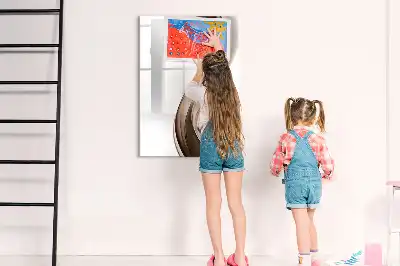 Törölhető tábla hullám absztrakció mintával