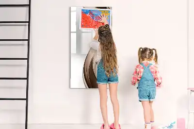 Törölhető tábla hullám absztrakció mintával