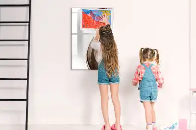Törölhető tábla hullám absztrakció mintával