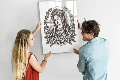 Írható mágneses tábla guadalupe-i Szűzanya mintával