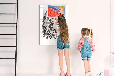 Írható mágneses tábla guadalupe-i Szűzanya mintával
