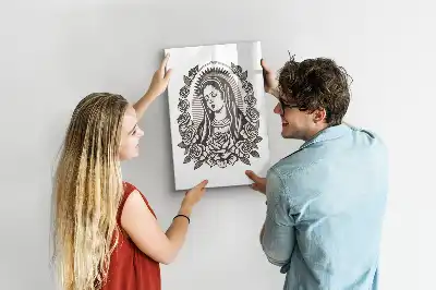 Írható mágneses tábla guadalupe-i Szűzanya mintával