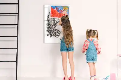 Írható mágneses tábla guadalupe-i Szűzanya mintával