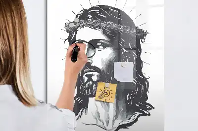Törölhető tábla Jézus Krisztus mintával