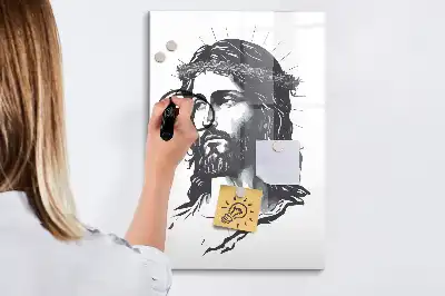 Törölhető tábla Jézus Krisztus mintával