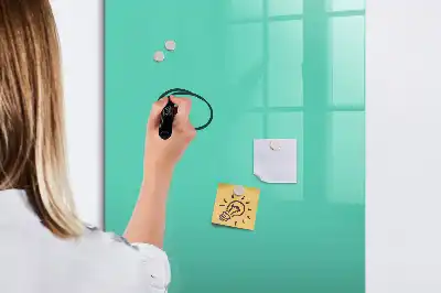 Törölhető tábla türkiz színű