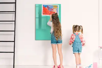 Törölhető tábla türkiz színű