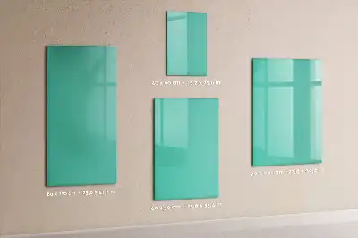 Törölhető tábla türkiz színű
