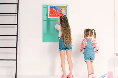 Törölhető tábla türkiz színű