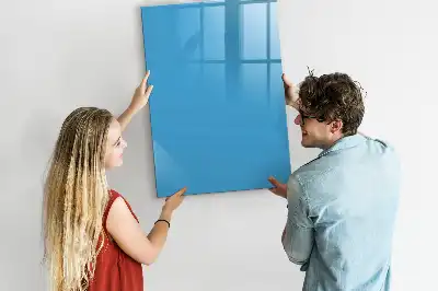 Írható mágneses tábla kék színben