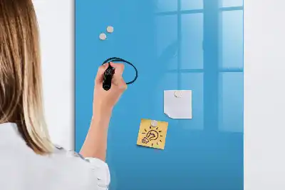 Írható mágneses tábla kék színben