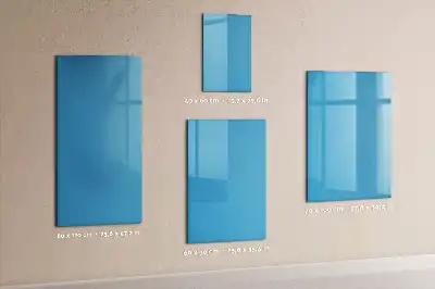 Írható mágneses tábla kék színben