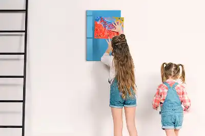 Írható mágneses tábla kék színben
