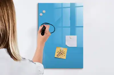 Írható mágneses tábla kék színben