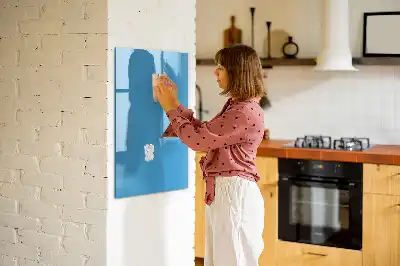 Írható mágneses tábla kék színben