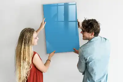 Írható mágneses tábla kék színben