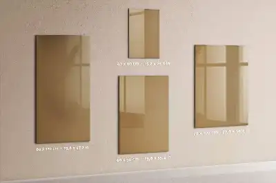 Törölhető tábla sötétbézs színű