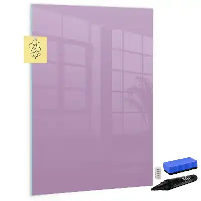 Írható mágneses tábla lila színben