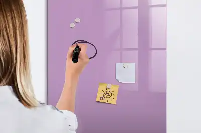 Írható mágneses tábla lila színben