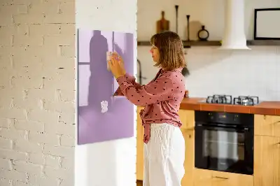Írható mágneses tábla lila színben