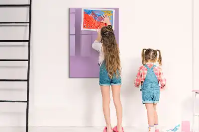 Írható mágneses tábla lila színben