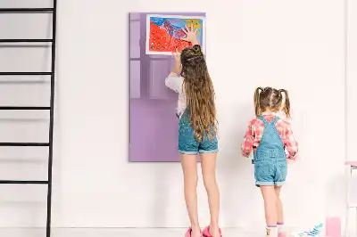 Írható mágneses tábla lila színben