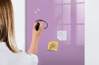 Írható mágneses tábla lila színben